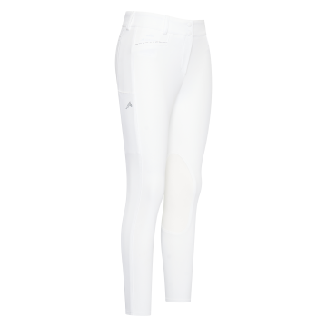 Riding breeches ES-Arielle Competition GripConnect Knee -  White 