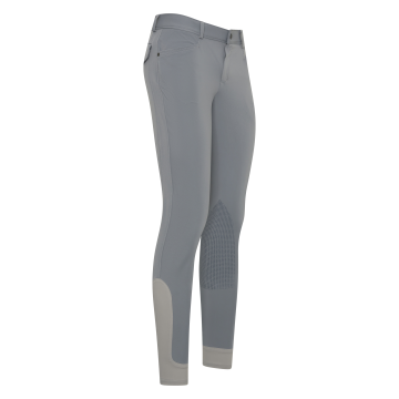 Riding breeches ES-Camillo KneeGrip -  Titanium