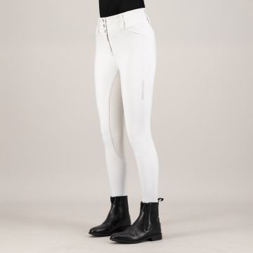 Riding breeches ES-Aurelia Competition GripConnect Full -  White 