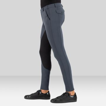 Riding breeches ES-Gabriel GripConnect Full -  Magnet Grey