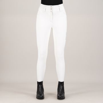Riding breeches ES-Aurelia Competition GripConnect Full -  White 