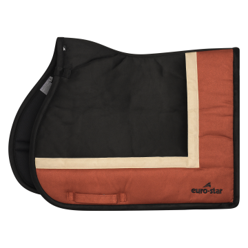 Saddlepad ES-SimiLeath Striped general purpose -  Dark Cinna