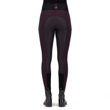 Riding breeches ES-Athletic leanline FullGrip -  Black Rose