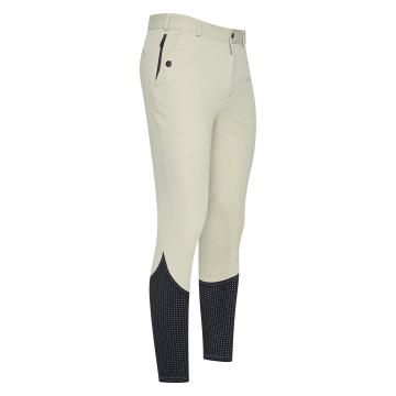 Riding breeches ES-Marco KneeGrip -  Silver lining