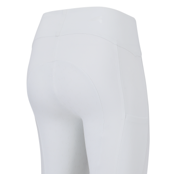 Riding tights ES-Empower FullGrip -  White 