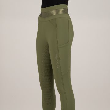 Riding tights ES-Impress FullGrip -  Olive