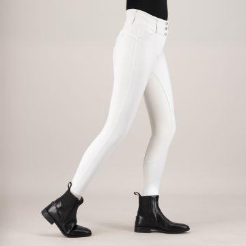Riding breeches ES-Aurelia Competition GripConnect Full -  White 