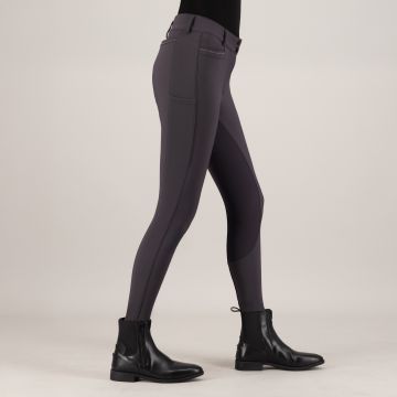 Riding breeches ES-Arielle GripConnect Full -  Magnet Grey