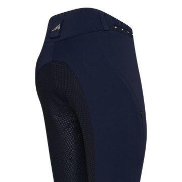 Riding breeches ES-Equitation Queen Diamond FullGrip -  Evening blue