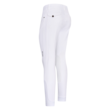 Riding breeches ES-Camillo KneeGrip -  White 