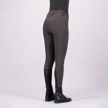 Riding breeches ES-Equitation Queen Diamond FullGrip -  Mocca 