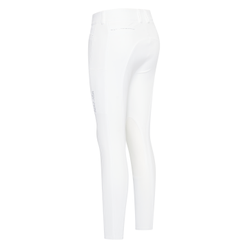 Riding breeches ES-Arielle Competition GripConnect Knee -  White 
