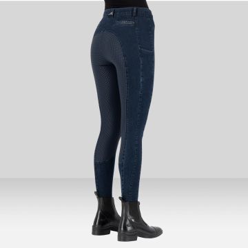 Riding breeches ES-Arista Denim FullGrip -  Navy