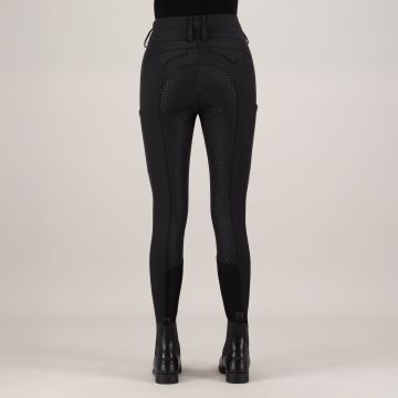Riding breeches ES-Aurelia Diamond FullGrip -  Black