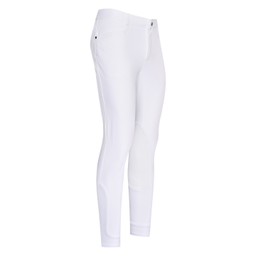 Riding breeches ES-Camillo KneeGrip -  White 