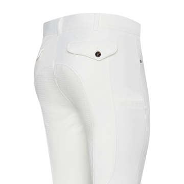 Riding breeches ES-Camillo FullGrip -  White 