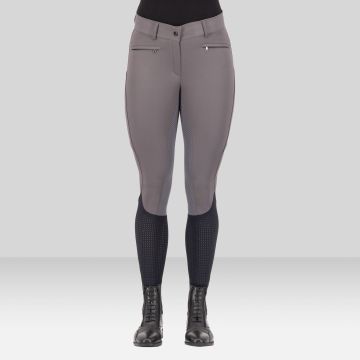 Riding breeches ES-Airflow FullGrip -  Magnet Grey