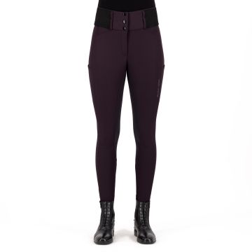 Riding breeches ES-Athletic leanline FullGrip -  Black Rose