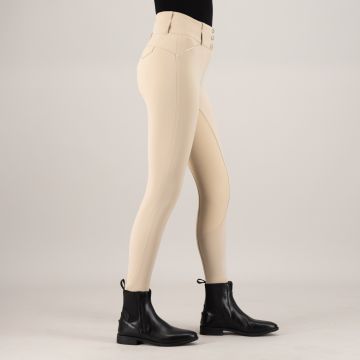Riding breeches ES-Aurelia Competition GripConnect Full -  Beige