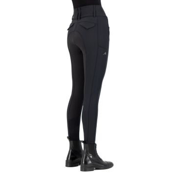 Riding breeches ES-Aurelia GripConnect Full -  Black