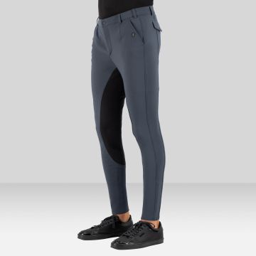 Riding breeches ES-Gabriel GripConnect Full -  Magnet Grey