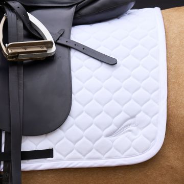 Saddlepad ES-Coco dressage -  White 