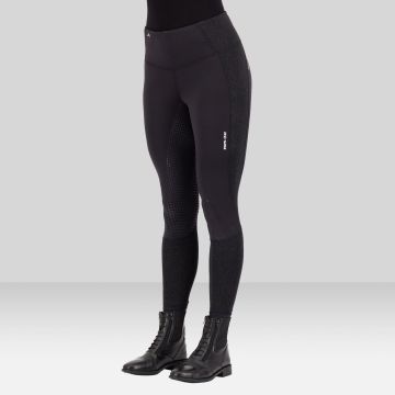 Riding tights Breez Fullgrip -  Black-Silver