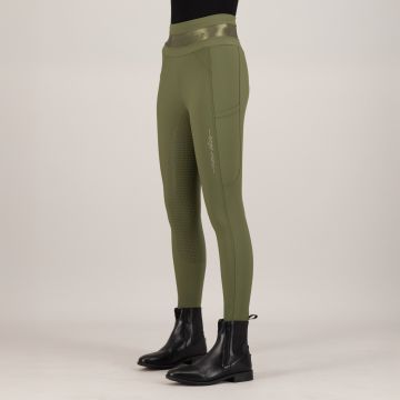Riding tights ES-Impress FullGrip -  Olive
