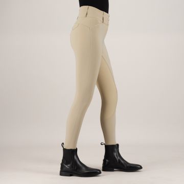 Riding breeches ES-Aurelia Competition GripConnect Full -  Beige