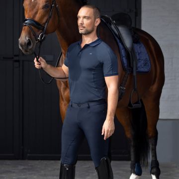 Riding breeches ES-Camillo FullGrip -  Navy