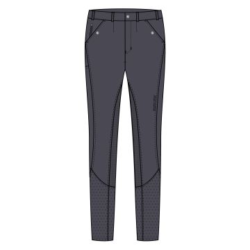 Riding breeches ES-Marco KneeGrip -  Magnet Grey