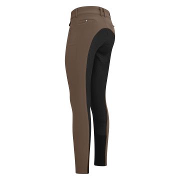 Riding breeches ES-Arielle Snow FullGrip -  Chocolate chip