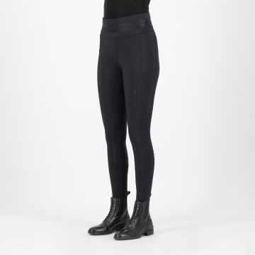 Riding tights ES-Impress FullGrip -  Black