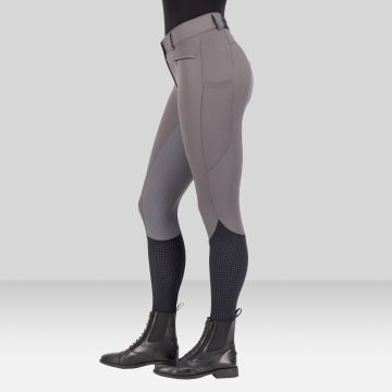Riding breeches ES-Airflow FullGrip -  Magnet Grey