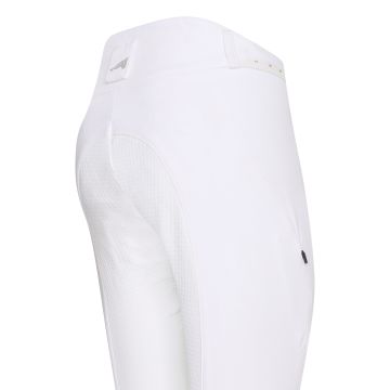 Riding breeches ES-Equitation Queen Diamond FullGrip -  White 