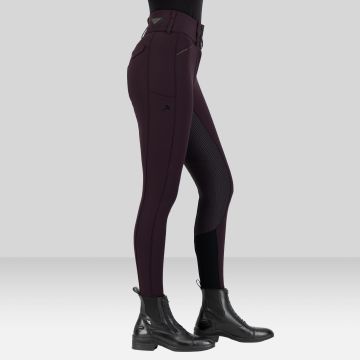 Riding breeches ES-Aurelia Diamond FullGrip -  Black Rose