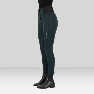 Riding breeches ES-Athletic leanline FullGrip -  Black leaf