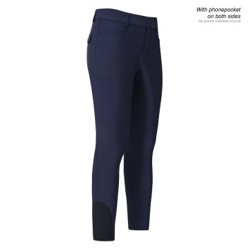 Riding breeches ES-Camelio KneeGrip -  Navy