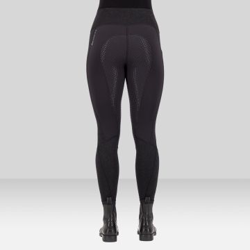 Riding tights Breez Fullgrip -  Black-Silver