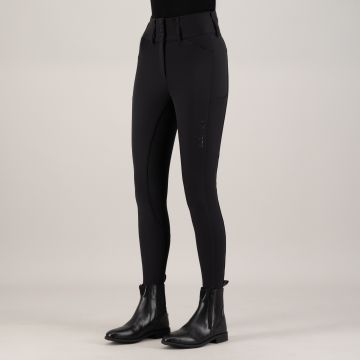 Riding breeches ES-Aurelia Diamond FullGrip -  Black