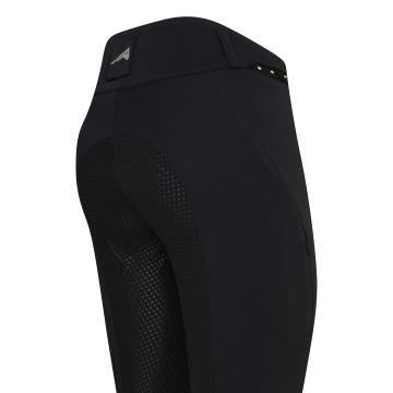 Riding breeches ES-Equitation Queen Diamond FullGrip -  Black