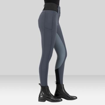 Riding breeches ES-Athletic leanline FullGrip -  Magnet Grey