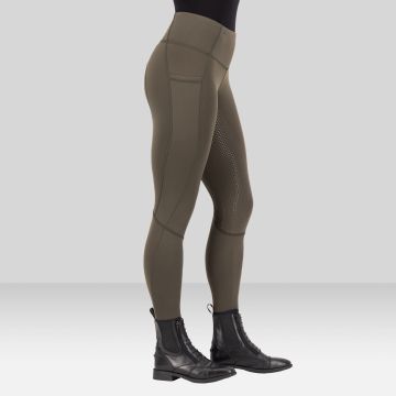 Riding tights Breez Fullgrip -  Dark olive