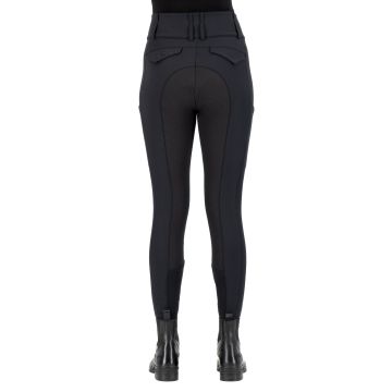 Riding breeches ES-Aurelia GripConnect Full -  Black