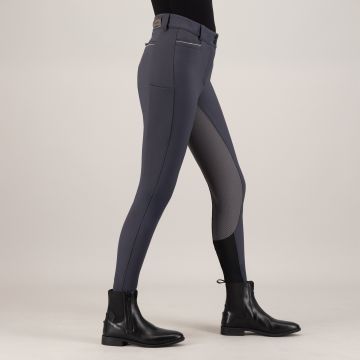 Riding breeches ES-Arielle Snow FullGrip -  Magnet Grey