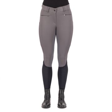 Riding breeches ES-Airflow FullGrip -  Magnet Grey