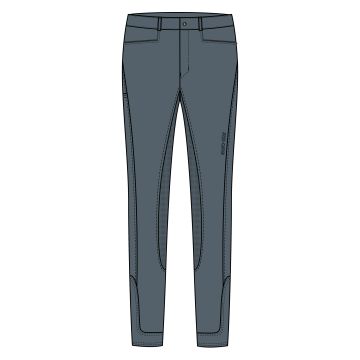 Riding breeches ES-Camillo FullGrip -  Dark Lead