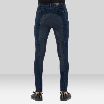 Riding breeches ES-Camillo Denim FullGrip -  Navy