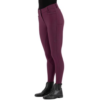 Riding breeches ES-Arielle GripConnect Full -  Red Velvet