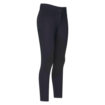 Riding breeches ES-Arista GripConnect Full -  Black